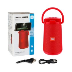 T&G WATERPROOF WIRELESS BLUETOOTH SPEAKER TG-138 FM/TF/AUX/USB/HANDS-FREE RED T&G WATERPROOF WIRELESS BLUETOOTH SPEAKER TG-138 FM/TF/AUX/USB/HANDS-FREE RED